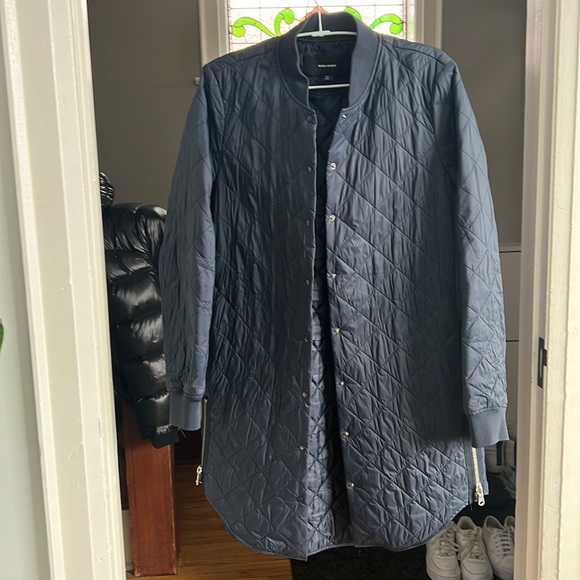 Vero Moda Long Bomber size L Navy Blue - Picture 7 of 7